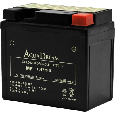 AQUADREAM GOLD バイク用バッテリー 液入充電済 ADTZ7S II 1個【配送不可地域：沖縄県】
