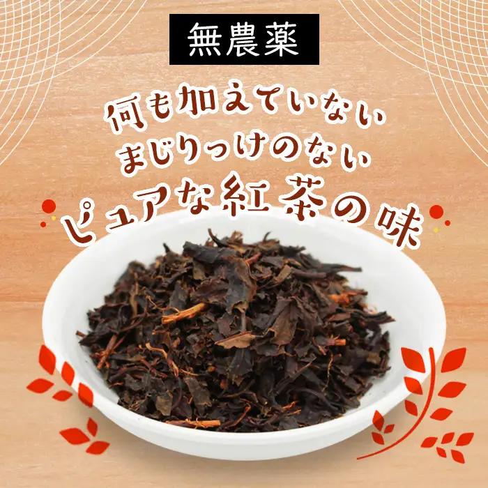 何も加えてない・ピュアな紅茶★無農薬 田峯紅茶 5袋セット 紅茶 ホット アイス アイスティー 茶 -022