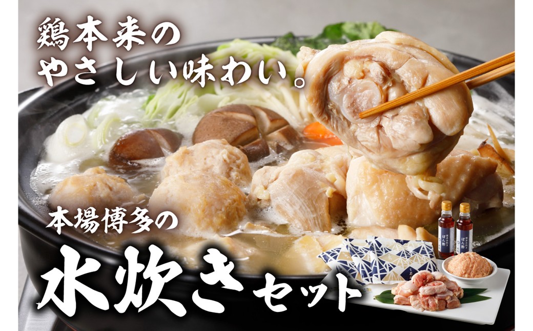 博多若杉もつ鍋＋水炊きセット(各4-5人前) 牛 鶏 冷凍【024-0018】