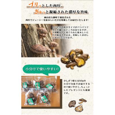 ふるさと納税 矢掛町 やかげの「原木乾燥しいたけ」300g 岡山県矢掛産《30日以内に出荷予定(土日祝除く)》 |  | 01