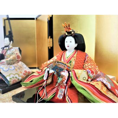 ふるさと納税 小野市 雛人形　京九番親王「優美華紋」オリジナル金襴敷　No.9-OH |  | 02