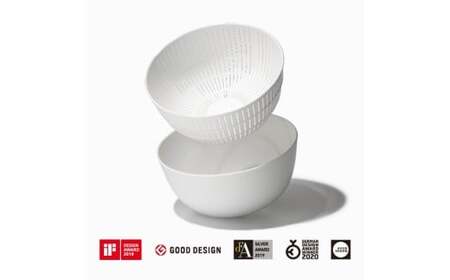 米とぎにも使える ザル ボウル ストーン ／ キッチン用品 調理器具 耐熱 電子レンジ対応 食洗機対応 ライクイット like-it 奈良県 葛城市【like023-4】