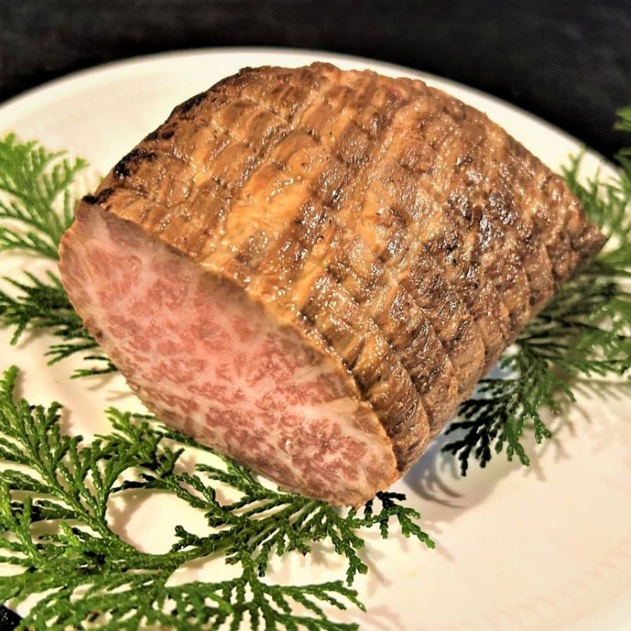 ＜古里精肉店＞「飛騨牛」A5等級ローストビーフ霜降り（サーロイン）250g