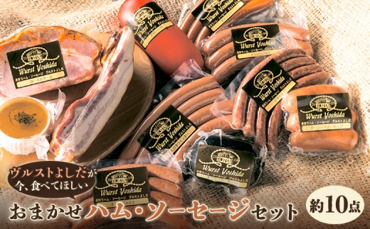
                  【ヴルストよしだが今、食べてほしい】おまかせハム・ソーセージセット | 北海道産 ソーセージ ハムソーセージ詰め合わせ セット ハム 詰め合わせ おつまみ 肉 お肉 高級 ギフト 贈り物 ヴルストよしだ オンライン申請 お取り寄せ 北海道 新十津川町 新十津川【14009AA0101】
                