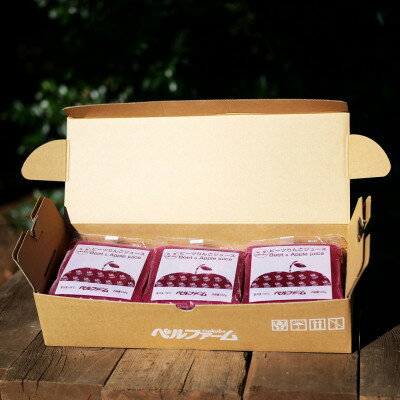 【ふるさと納税】ベルファームの冷凍ビーツ&りんごジュース 国産原材料 100g×15袋 【離島・沖縄配送不可】【配送不可地域：離島・沖縄県】【1691756】