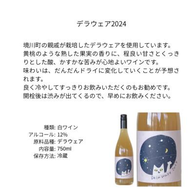 ふるさと納税 山梨市 三養醸造 デラウェア2024 750ml×1本 |  | 01