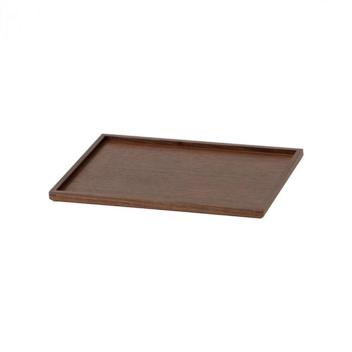 【ふるさと納税】【ギフト用】旭川家具　コサイン　トレー（小） ウォルナット_03275 | クラフト 民芸 人気 おすすめ 送料無料