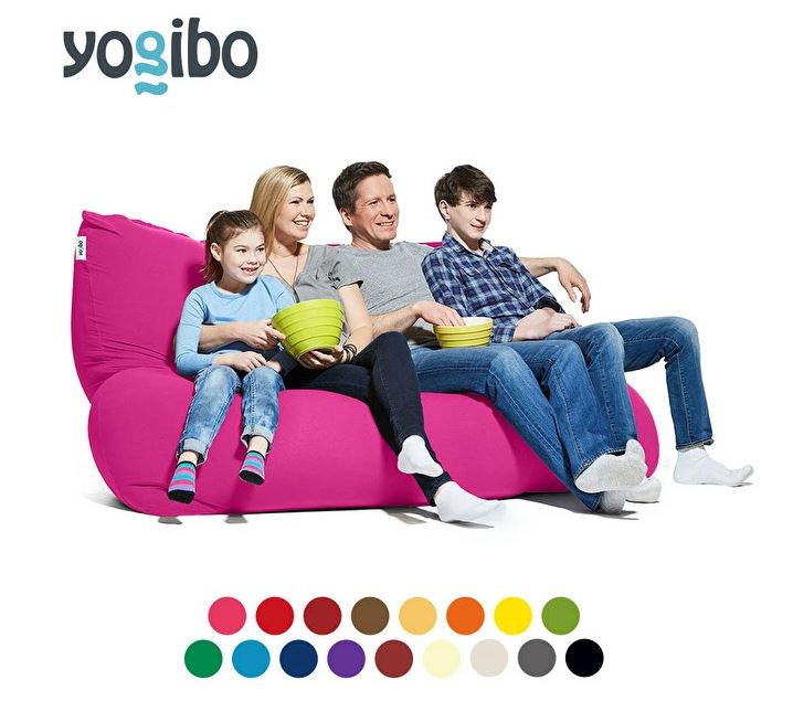 【ふるさと納税】ビーズクッション Yogibo Double ヨギボー ダブル 特大 LLサイズ クッション 選べる 全17色 クッション 椅子 ビーズソファ ソファ ビーズクッション ローソファ インテリア 家具 送料無料