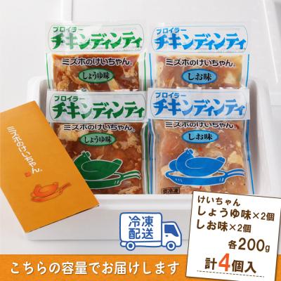 ふるさと納税 下呂市 ミズホのケイちゃんお試しセット チキンディンティ(しょうゆ×2 しお×2) 計4個【21-4】 |  | 02