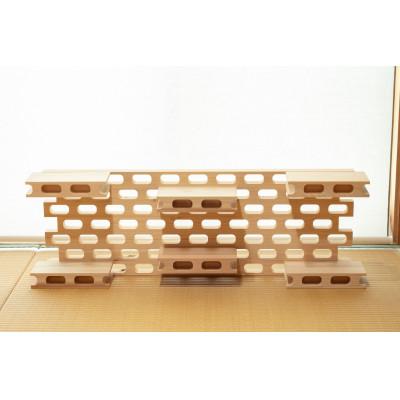 ふるさと納税 菰野町 木製ブロック「ぶろっ木」《7ウォールセット》