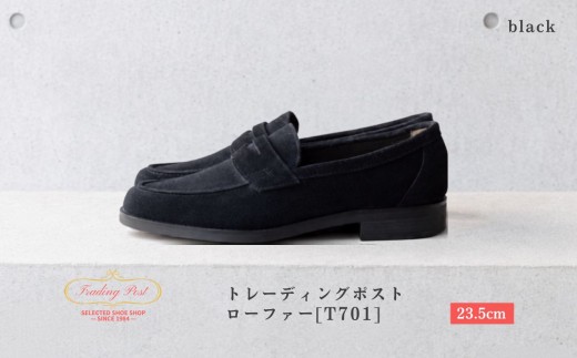 【23.5cm】トレーディングポスト ローファー[T701]（カラー：BLACK）