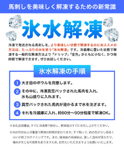 馬刺し 熊本 赤身 500g たれ・生姜付き《60日以内に出荷予定(土日祝除く)》 熊本県 菊池市 馬刺 刺身 馬肉 冷凍 送料無料