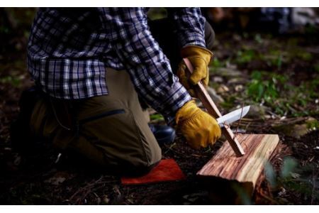 アウトドアに便利！牛革を使用した汚れ防止マット （レッドロック） フィールドマットMG-001 鍋つかみや鍋敷きにも使える