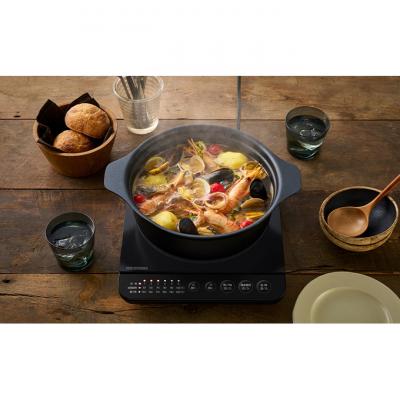 ふるさと納税 大河原町 IHクッキングヒーター 鍋セット IHKP-T39124-B ブラック1400W[53751924] |  | 03