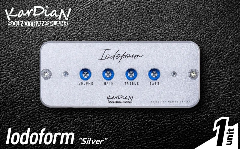 
            Iodoform "Silver"   ヨードホルム キャラクターモジュール エフェクティブ ブルース ジャズマン ハードロック 2EQ イコライジング ノイズレスサウンド エフェクター エレキ ギター ベース 楽器 アクセサリ 音響機材 滋賀県 守山市
          