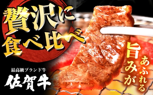 佐賀牛 希少部位 焼肉 3種 計600g 盛り合わせ【赤身系さっぱり】　吉野ヶ里町/ミートフーズ華松 [FAY116]