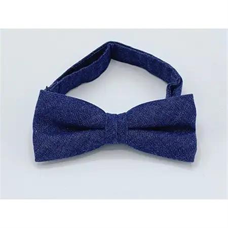 クラバットユキジ製　デニム蝶ネクタイ(インクブルー)_装飾品・工芸品 ネクタイ・ベルト 服飾小物 _【1095849】