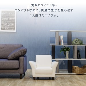 IRISmini（イーリスミニ）1人掛けミニソファ 460176001 SG-11(ラムレッド)