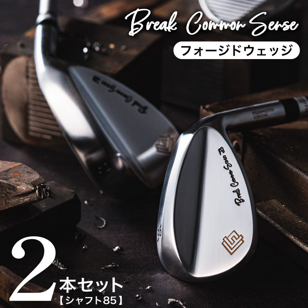 
            【ウルトラ軽量軟鉄鍛造ウェッジ】Fujimoto_BCS Wedge(2set)85（ロフト角50度・56度）　370BE01N. / 藤本技工 軟鉄鍛造 ウェッジ 国産 ゴルフクラブ ゴルフ用品 
          