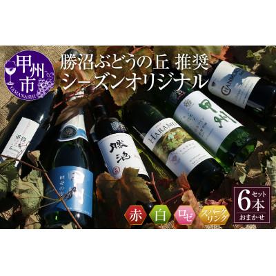 ふるさと納税 甲州市 勝沼ぶどうの丘推奨ワイン シーズンオリジナル6本セット F-605