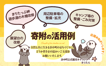 ラッコを見守る岬「きりたっぷ岬」周辺の環境整備　50000円分 返礼品なし_H0028-014