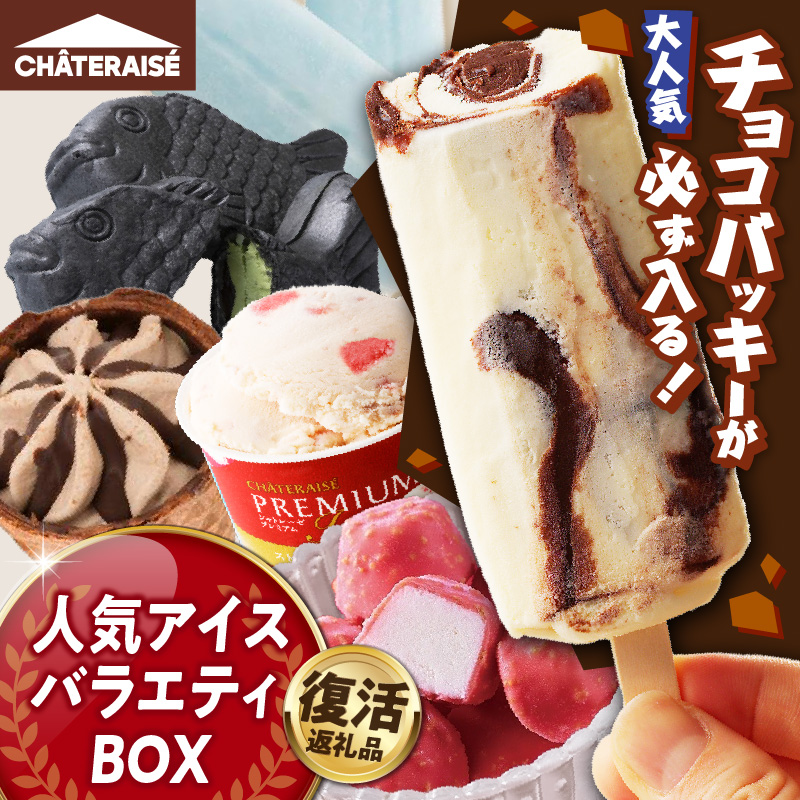 〈2026年6月発送〉【復活】季節で変わる！？チョコバッキーが必ず入る！ 人気アイスバラエティBOX 6種