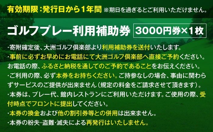 ゴルフ ゴルフ場 プレー プレー券 割引 チケット 施設利用券 補助券 アウトドア ボール 父の日 贈り物