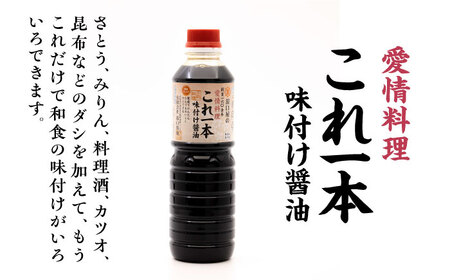 【全6回】醤油 調味料3本セット各500mL 濱口醤油[XAA015]