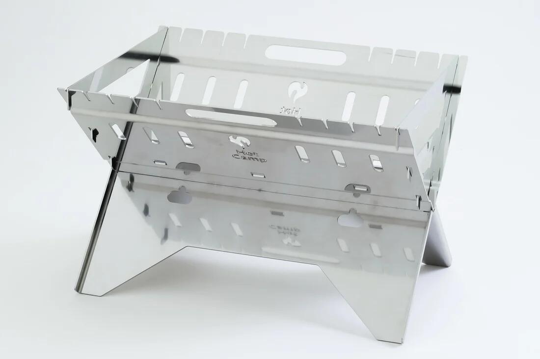 【ふるさと納税】 【Hot Camp】 Fire Base 焚き火台 Mサイズ ステンレス製 アウトドア バーベキュー 屋外用 屋内用 岐阜県 大垣市