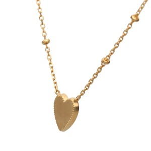 メタルハートネックレス 861370