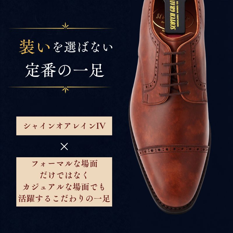 スコッチグレイン ビジネスシューズ メンズ シャインオア