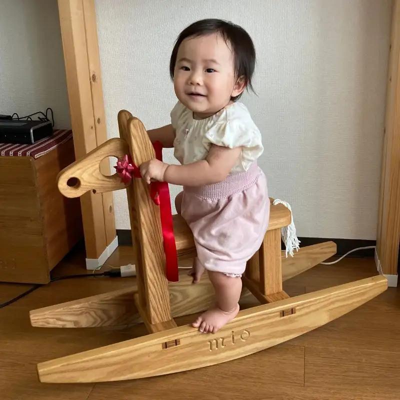 【160000】木のおもちゃ　木馬