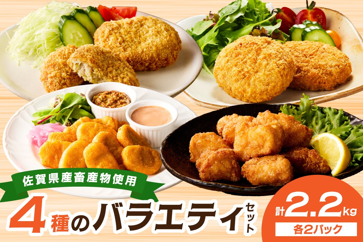 
            佐賀県産バラエティーセット2,200g 125-J809
          