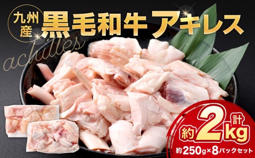 九州産 黒毛和牛 アキレス 約2.0kg（250g×8パック）肉 お肉 にく ニク 冷凍 福岡県 北九州市