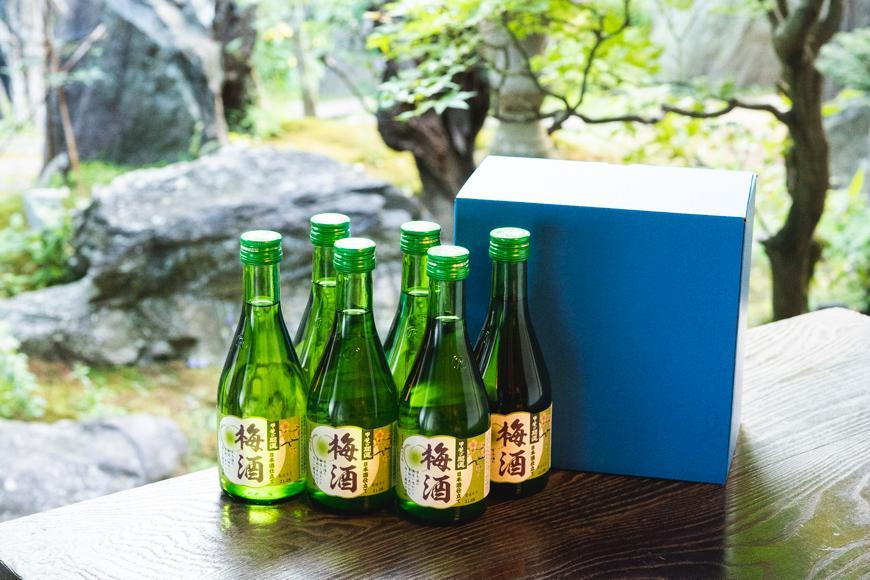 ＜甲斐の開運　日本酒で造った＞梅酒300ml×6本セット