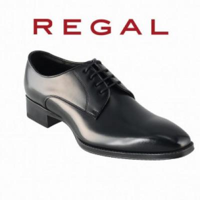 ふるさと納税 奥州市 REGAL革靴 プレーントゥ 24EL ブラック＜奥州市モデル＞ 27.0cm [AM016]