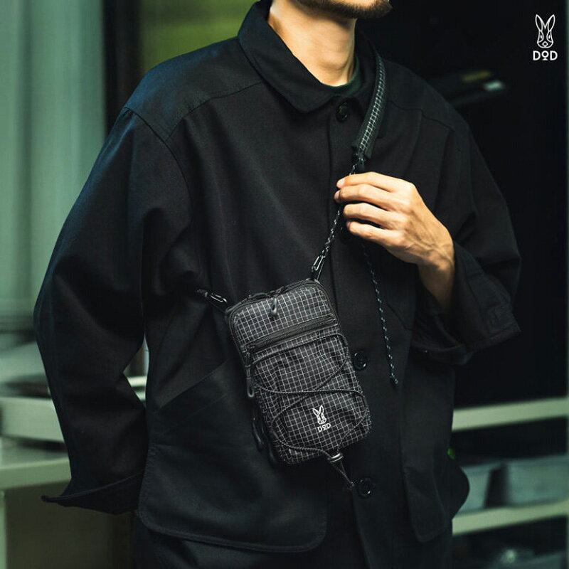 【ふるさと納税】【DOD】 ツォイツォイサコッシュ（ BA157-BK ）【 DOD サコッシュ 小物収納 カバン ポーチ 耐久性 軽量 便利 雑貨 ギフト プレゼント 送料無料 】