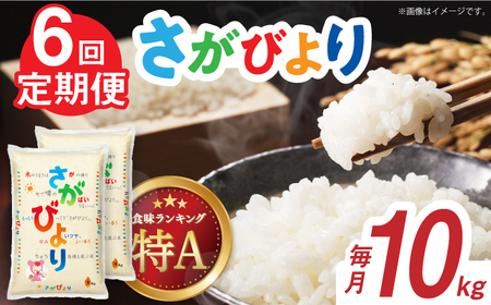 【時間が経っても美味しい】【全6回定期便】令和5年産 さがびより 白米 計60kg（5kg×2袋×6回） / お米 さがびより さがびよりブランド米 ふるさと納税米 / 佐賀県 / 株式会社森光商店 