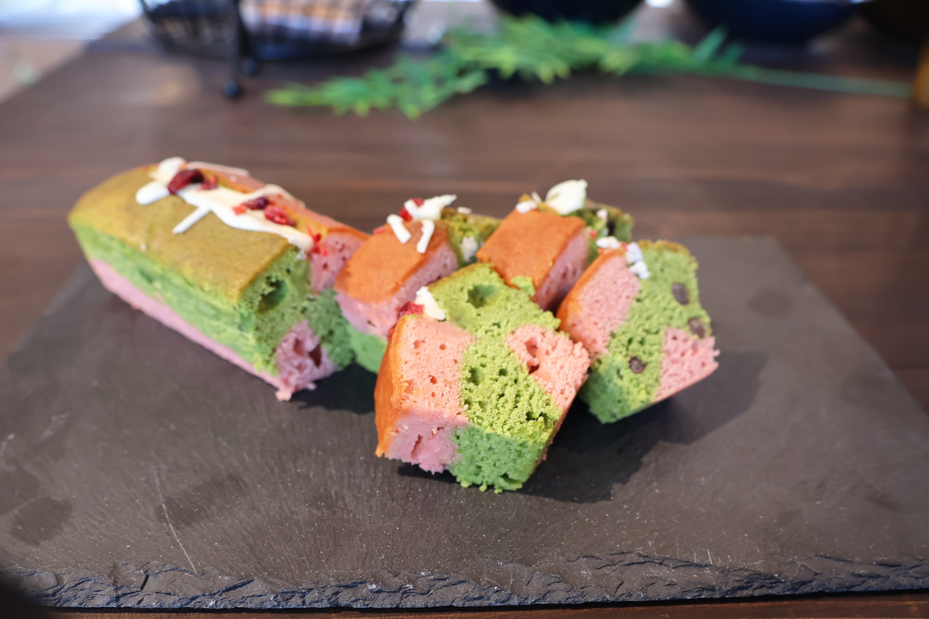 セゾンドブロッサムのテラツバキとマロンケーキのセット