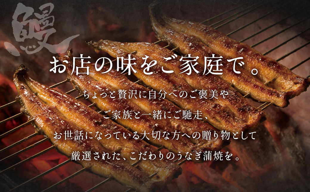 九州産 うなぎ蒲焼 特特大2尾 (1尾あたり250～266g)