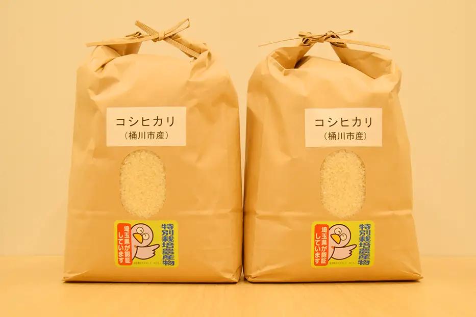 特別栽培米 コシヒカリ 5kg×2袋 合計 10kg 桶川産