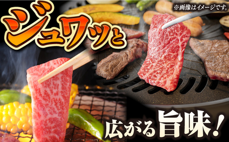 【6回定期便】【自家製ダレ付】 長崎和牛 カルビ切り落とし 毎月200g （A4またはA5ランク） 長与町/炭火焼肉あおい[EBW032]