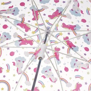 子供用ビニール傘４０㎝	リトルユニコーン　4-090