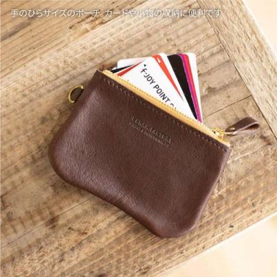 ふるさと納税 糸島市 DURAM ファスナー ポーチ/SSカード ケース小銭入れ  革 18009[AJE029] |  | 02