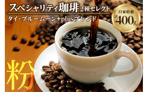 【スペシャリティ珈琲（粉）】タイ・ブルームーン＋Plusブレンド珈琲／ コーヒー コーヒー豆 粉 焙煎 ブレンド 愛知県