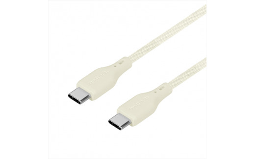 Owltech(オウルテック) 超やわらかで断線に強い  耐屈曲3万回以上 PD60W充電／データ転送 USB Type-C to USB Type-C シリコンケーブル OWL-CBSRCC15-KI キナリ 【 シリコンケーブル スマホ充電 神奈川県 海老名市 】