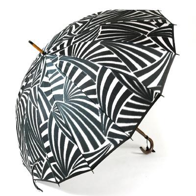 ふるさと納税 富士吉田市 舟久保織物の雨傘/長傘 ほぐし織 てまり/黒 16本骨カーボンファイバー 日本製 |  | 01