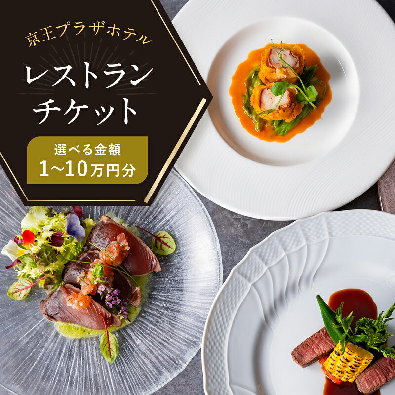 【ふるさと納税】【デジタルチケット】京王プラザホテル（新宿）レストランチケット1万円分 鉄板焼 洋食 中華 バー ラウンジ ホテル ランチ ディナー お食事券 デジタルチケット カップル デート グルメ 高層階 人気 京王プラザホテル 東京 新宿 0041-033-S07_d