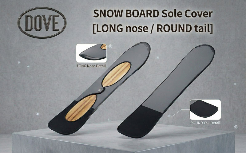 【ふるさと納税】SNOW BOARD Sole Cover [LONG nose / ROUND tail] ダブサーフィングウェットスーツ スノーボード ソールカバー ウェットスーツ素材 平塚市 神奈川県