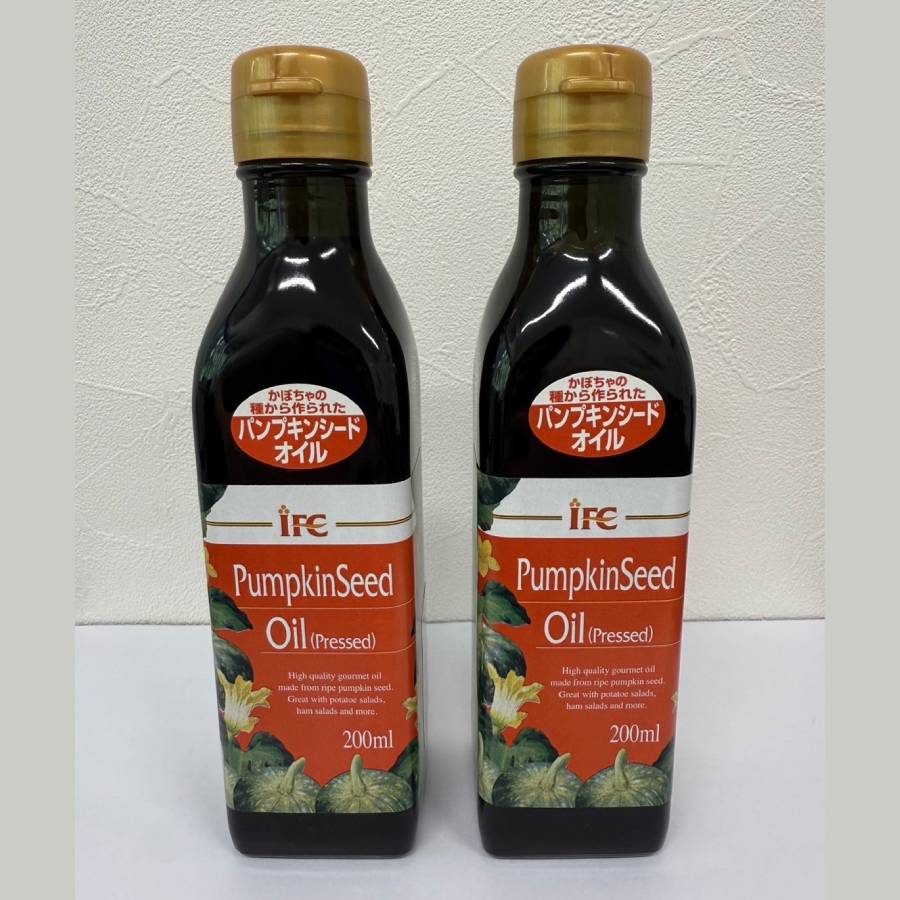＜イシダフーズ＞「パンプキンシードオイル」200ml×2（計400ml）